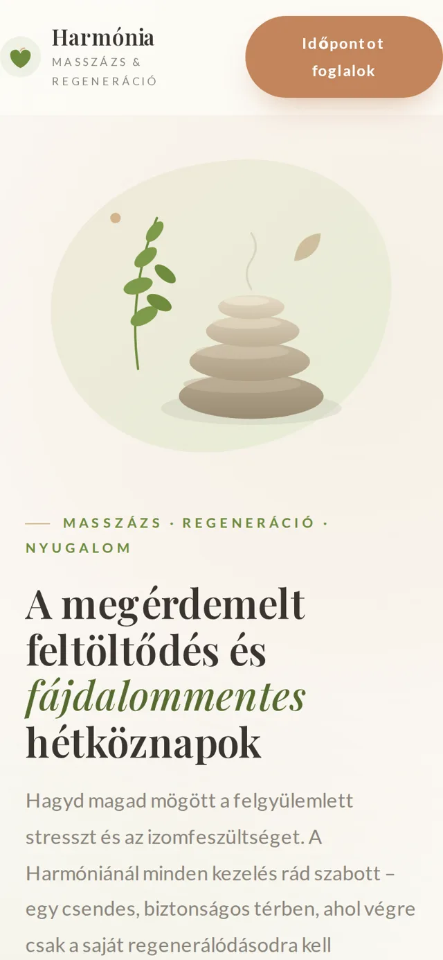 Harmónia Stúdió demóoldal