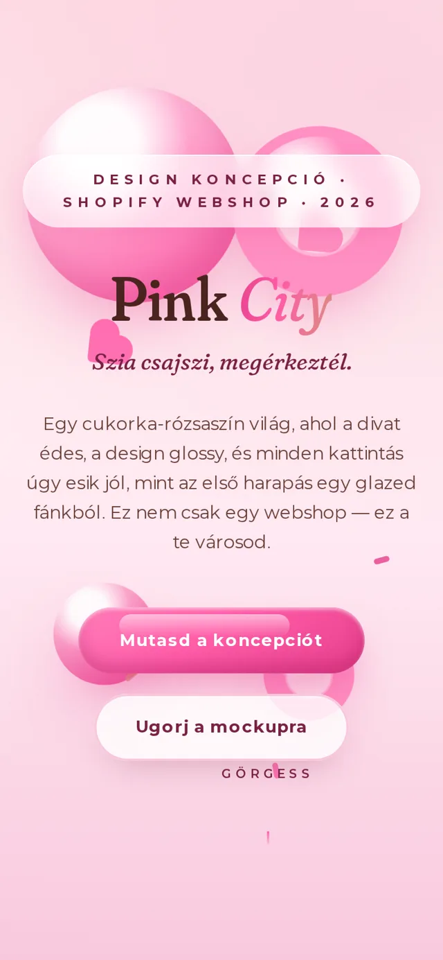 Pink City demóoldal